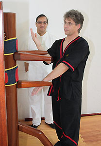 Sifu Dave Fiedler with Grand Master Leung Ting in Mukilteo